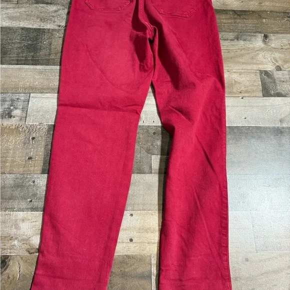 Judy Blue Garment Dyed Red Pants- 9/29 - Picture 6 of 8